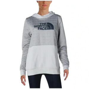 The North Face Gray and White Hoodie
